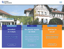 Tablet Screenshot of algos-fachklinik.de